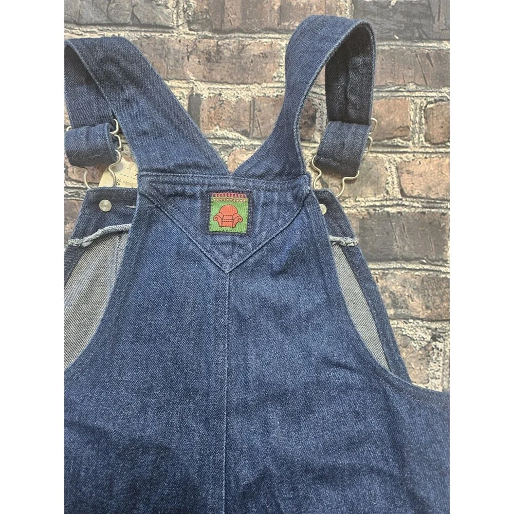Vintage Y2K Blues Clues Denim Overalls Long Embroidered Kids Size 7